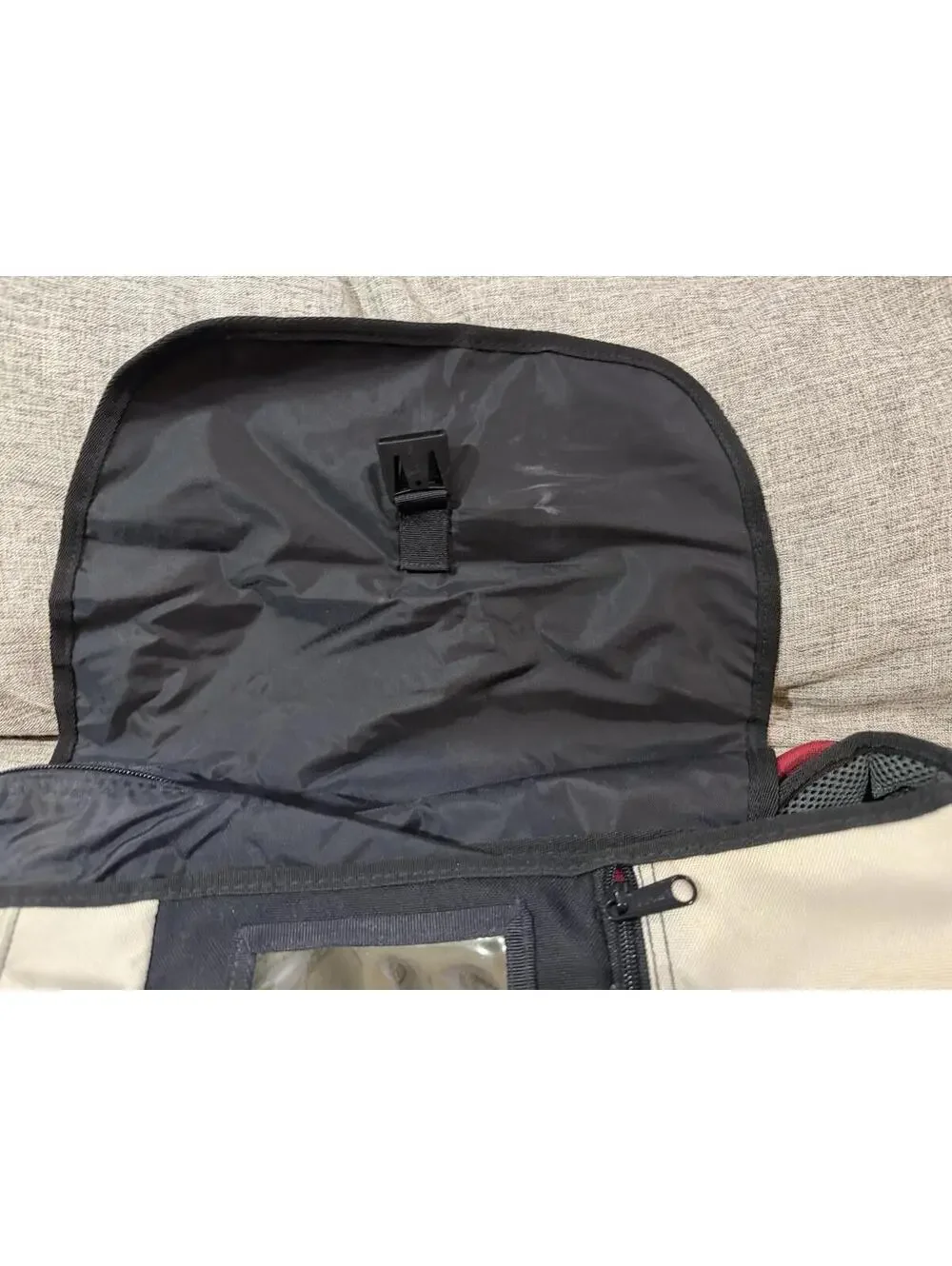 Vintage LL Bean Messenger Bag Color Block Pockets Adjustable Strap
